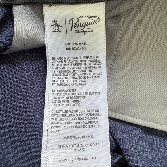 Original Penguin NWT Blue Dress Pants - Picture 8 of 9